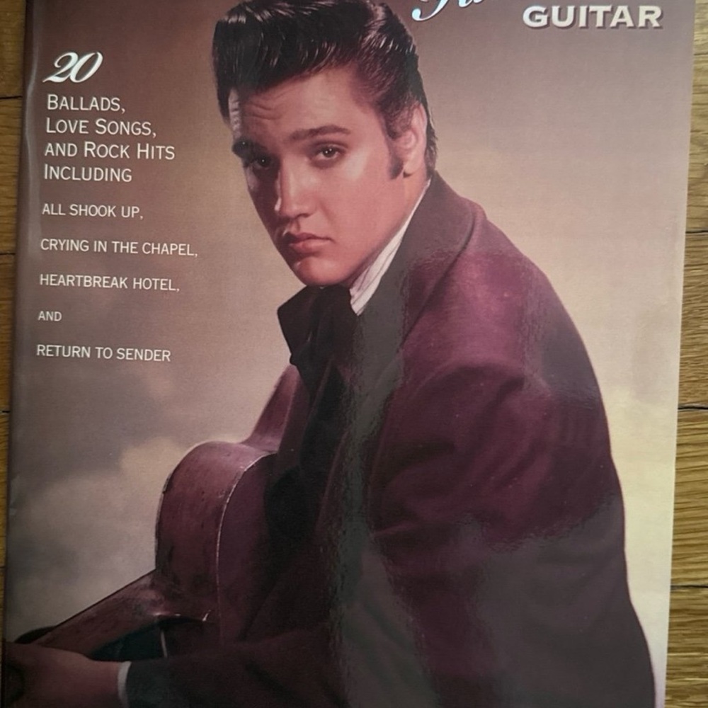 Elvis Music Book with Guitar Songs
